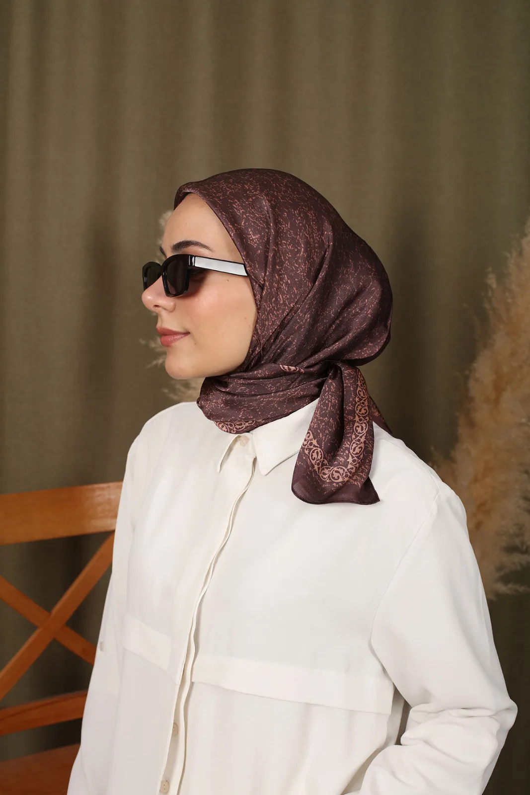 Dijital Janjan Eşarp Model 2 Renk 01