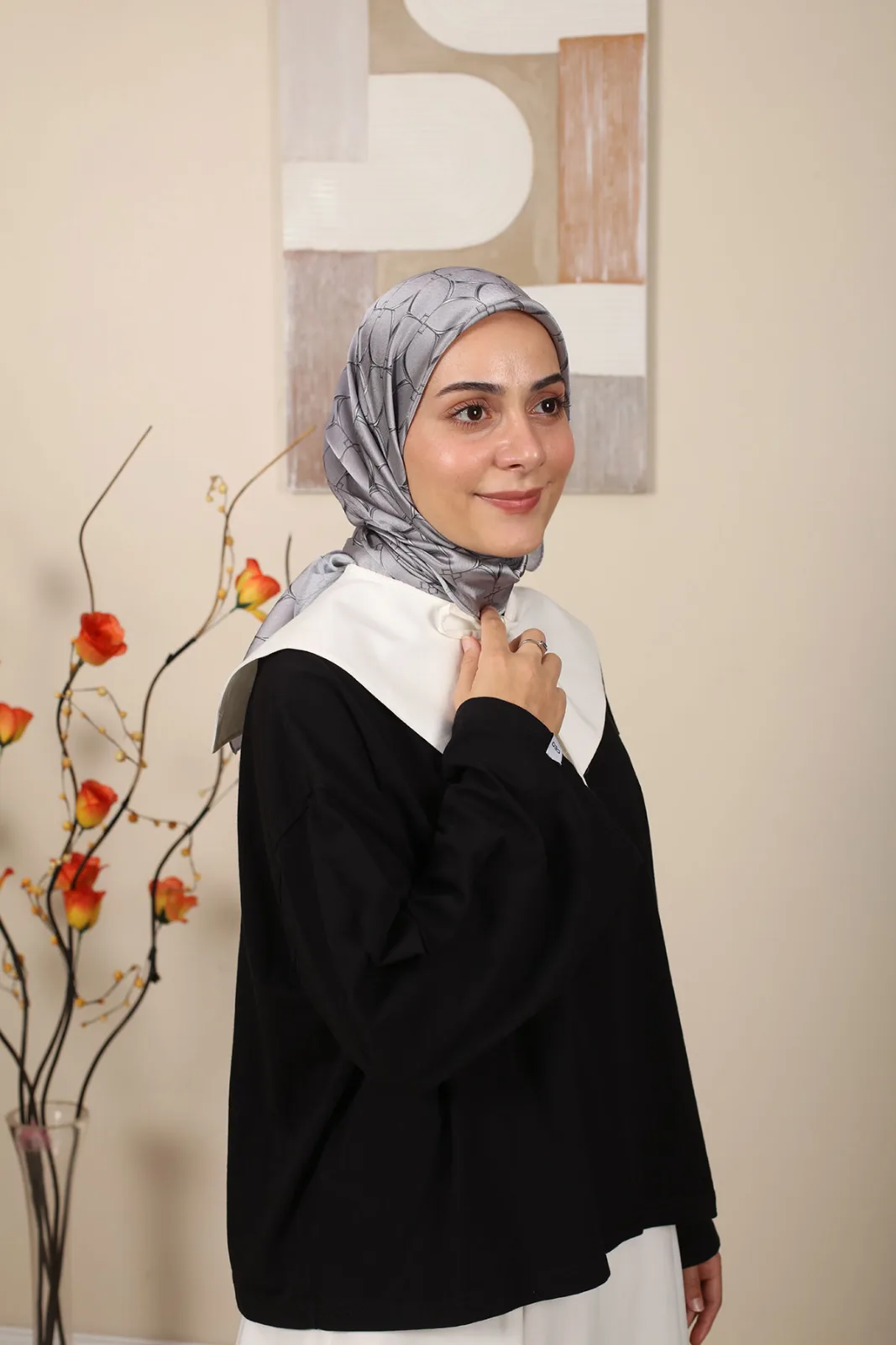 Dijital Janjan Eşarp Model 3 Renk 02