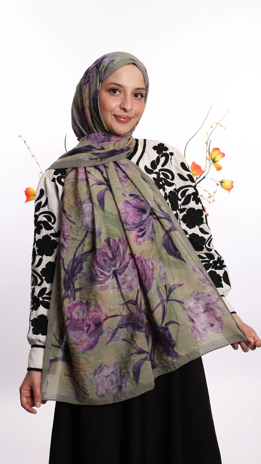 NORA ŞAL Model 01 Renk 01