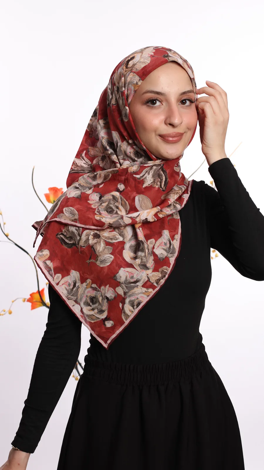 COTTON SILK EŞARP Model 02 Renk 01