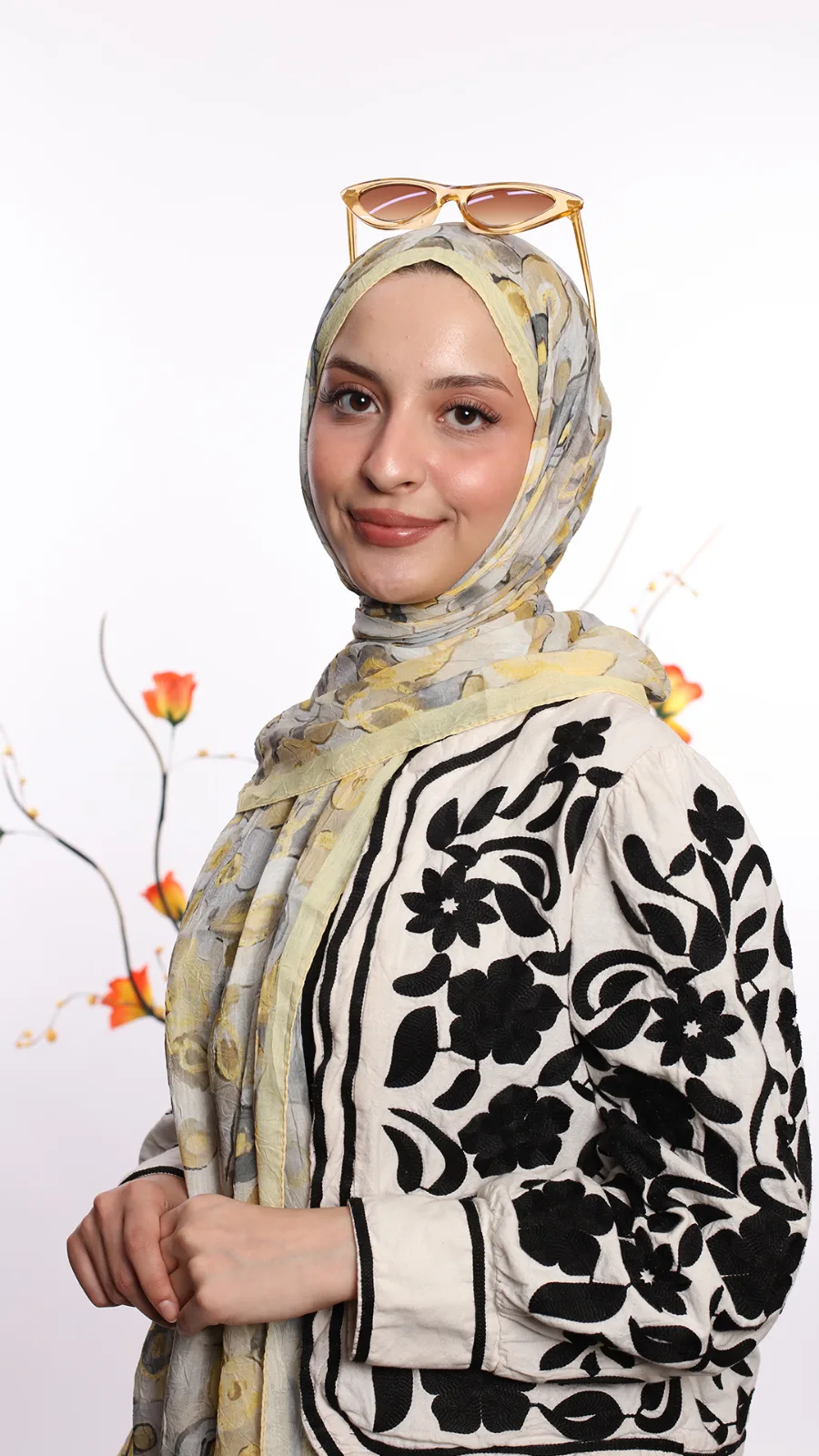 Cotton bambu şal Model 01 Renk 01