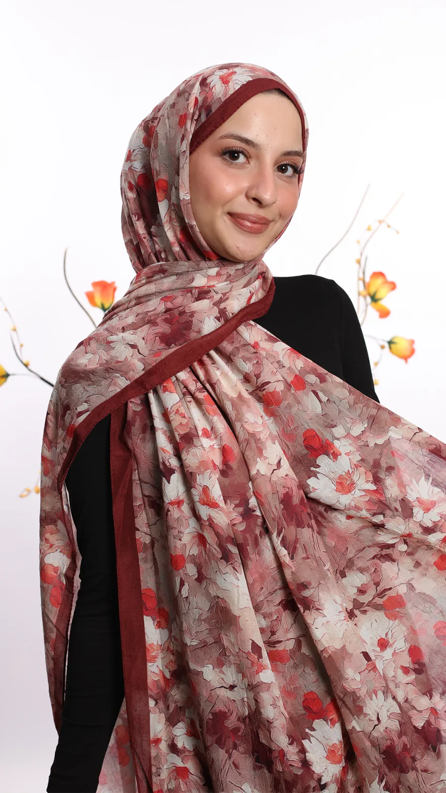 Cotton bambu şal Model 02 Renk 01