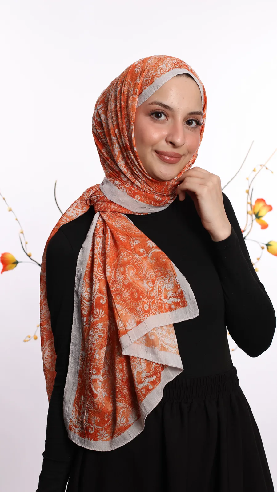 Cotton bambu şal Model 04 Renk 01