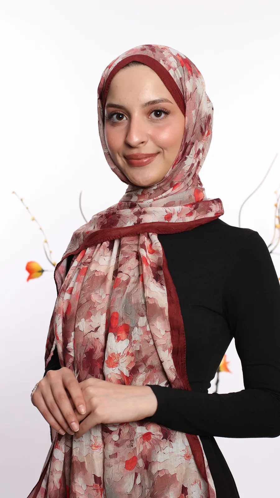 Cotton bambu şal Model 02 Renk 01