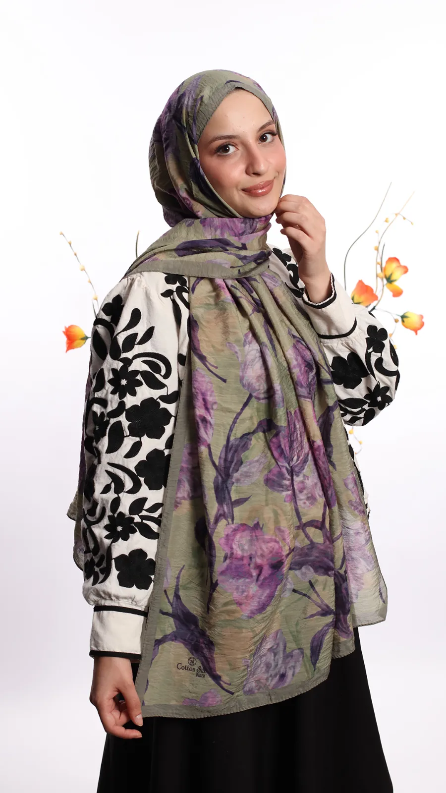 NORA ŞAL Model 01 Renk 01