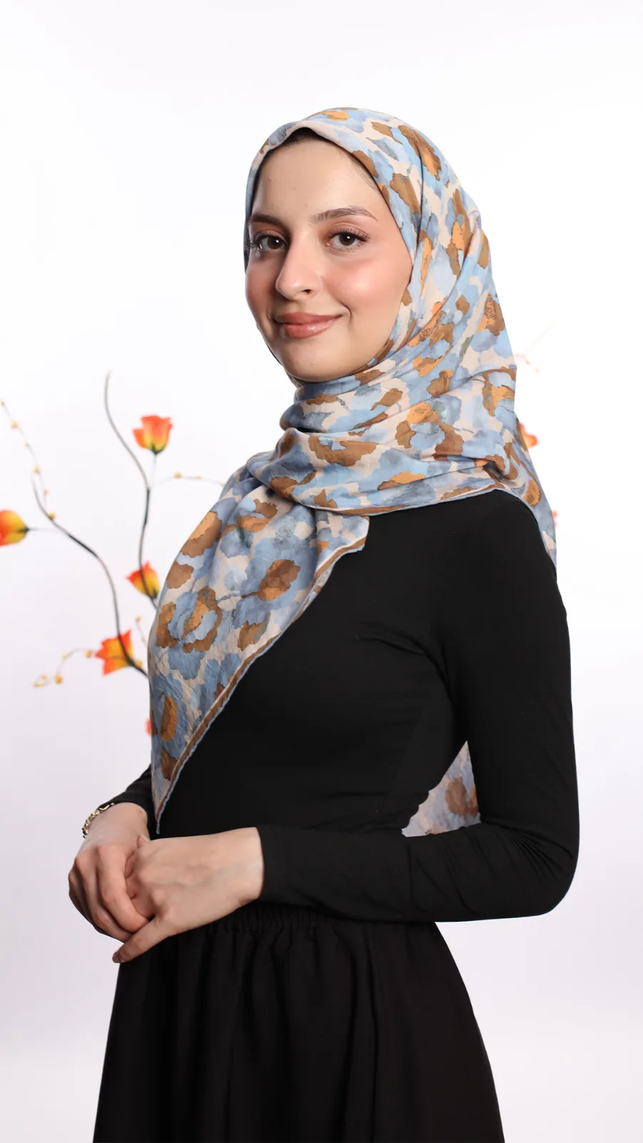 COTTON SILK EŞARP Model 01 Renk 01