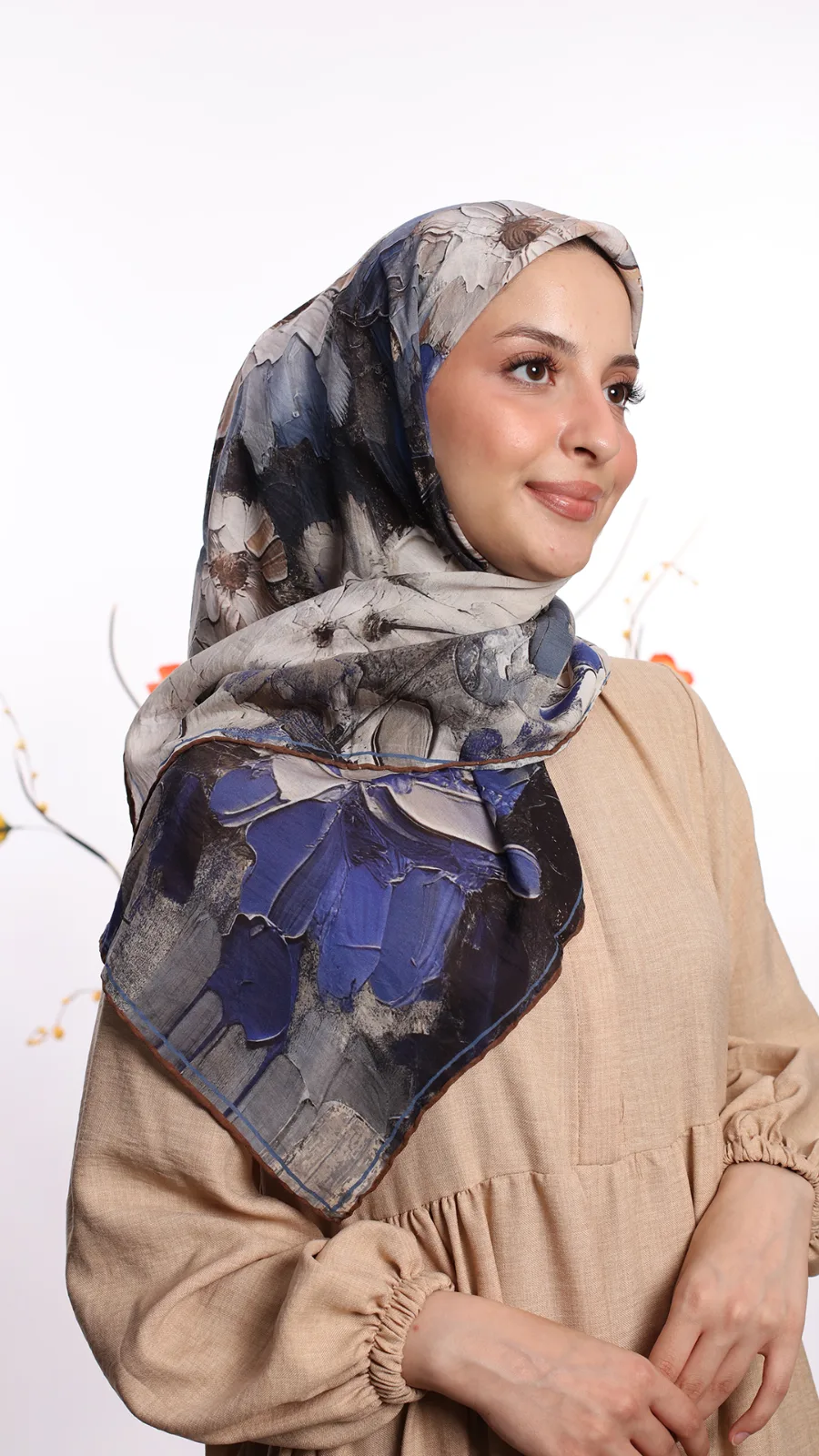 COTTON SILK EŞARP Model 04 Renk 01