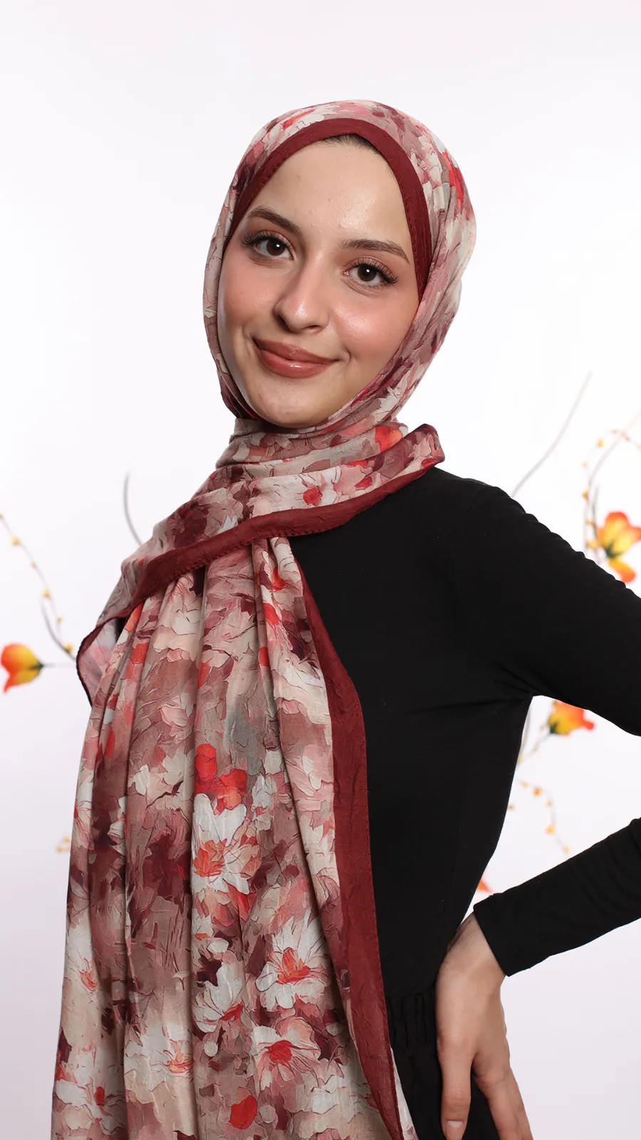 Cotton bambu şal Model 02 Renk 01
