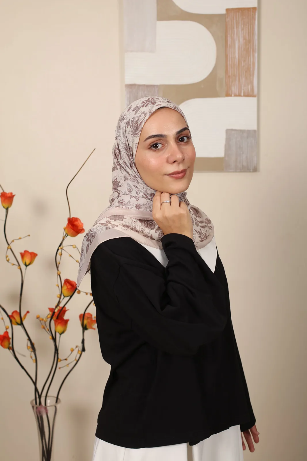 Polyana Eşarp Model 3 Renk 01