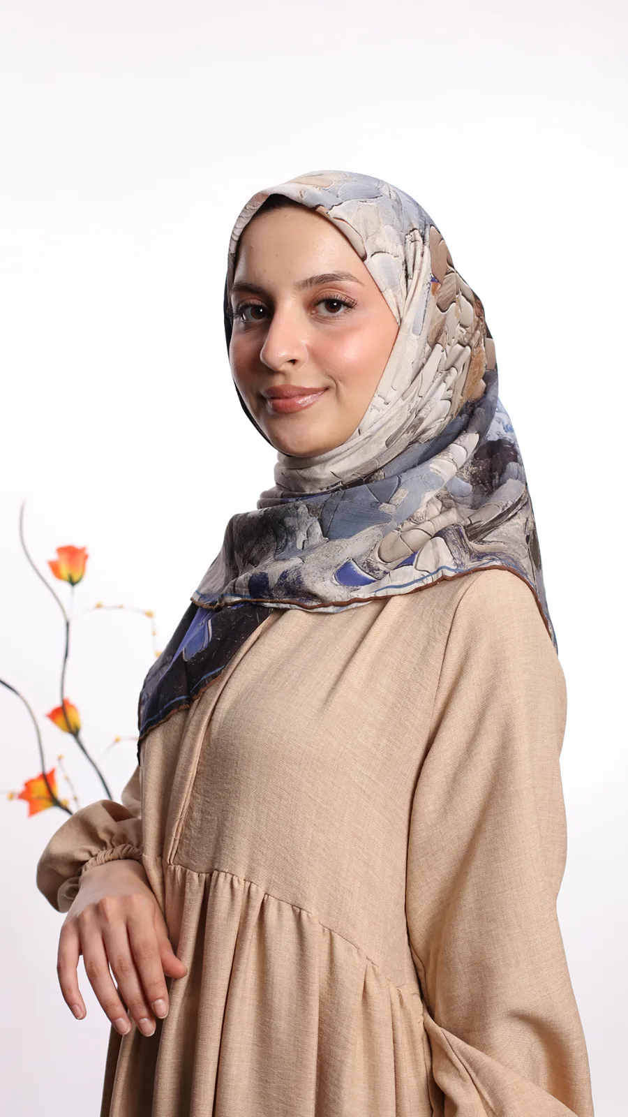 COTTON SILK EŞARP Model 04 Renk 01